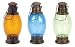 Crackle Glass Lantern - Amber CRL-01AM Glass Crackle Lantern - Amber