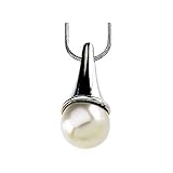 14K White Gold Paspaley South Sea Cultured Pearl Pendant - 12.00mm