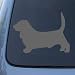 BASSET HOUND - Dog - Vinyl Car Decal Sticker #1489 | Vinyl Color: Silver