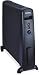 Duronic HV101 Black Mica Panel 2.5KW Radiant Convector Heater with thermostat - Oil Free Heater - Heats up in 1 Minute