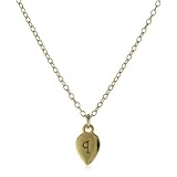 gorjana Alphabet Gold-Tone Initial Charm Neckl