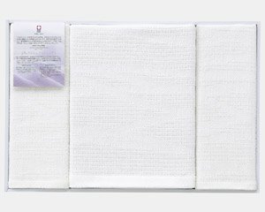 Ptcollection組織織バスタオル1枚フェイスタオル2枚(Nami柄)