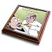 Rich Diesslins Funny General - Editorial Cartoons - Dracula Goes to the Dentist - Trivets