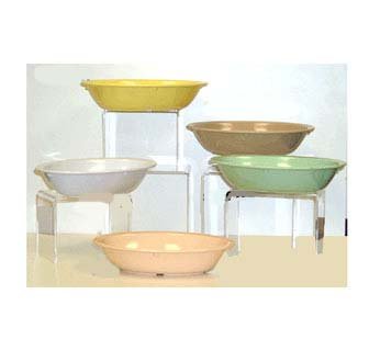 GET Supermel 32 Oz. Green Oval Rimmed Bowl - 10