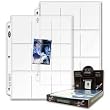 BCW Pro 9-pocket Page (100 Ct. Box) - Baseball, Football, Basketball, Hockey, Nascar, Sportscards, Gaming & Trading Cards Collecting Supplies