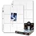 Search : 100 BCW 9 Pocket Storage Sheets for Baseball, Football, Basketball, Hockey, Yugioh, Pokemon and Other Collector Cards That Fit in Standard Sized Pages