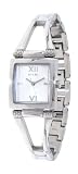 Guess - W85081L1 - Time Square - Montre Femme - Quartz Analogique - Cadran Argent - Bracelet Acier Argent
