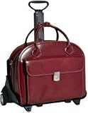 McKlein USA W Series Glen Ellyn Leather Detachable-Wheeled Women's 15.4