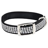 Saville Row Houndstooth Dog Collar (Medium)
