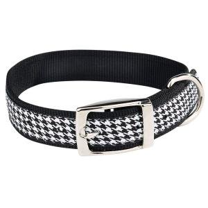 Saville Row Houndstooth Dog Collar (Large)