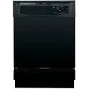 24" Wide Built-In Full Console Dishwasher 5 Wash Cycles 12 Place Settings 64 dBA Noise Level Piranha Hard Food Disposer Energy Star Rated: Black