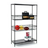 Garage Shelf Unit - Perfect for organizing any mess (Black) (48.25