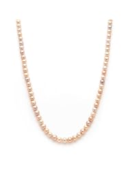 Sterling Silver A Quality 5.5-6mm Multicolor Freshwater Pearl Strand Necklace, 36 Inch