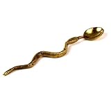 SNAKE RITUAL SPOON ~ Brass ~ 5.25