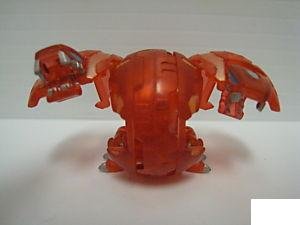 BAKUGAN B2 VESTROIA NEW LOOSE PYRUS RED TRANSLUCENT EVOLUTION DUAL HYDRANOID 640G