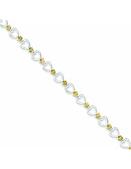 Genuine .925 Sterling Silver Citrine Bracelet 13.1 Grams . 100% Satisfaction Guaranteed.