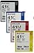 Full Set of Ricoh Brand Cyan Yellow Magenta and Black Ink Toner for Ricoh Aficio Sg3100snw Ricoh 3110dn 3110dnw/ 3110sfnw/ 7100dn Black Ink (Gc 41k) (2,500 Yield) Black / 2,200 Colors