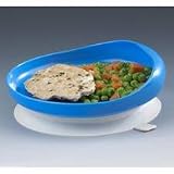 Ableware 745350012 Scooper Plate with Suction Cup Base by Maddak