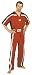 Kickboxjacke / MESH - schwarz-rot