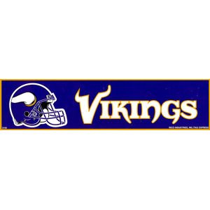 Minnesota Vikings NFL Bumper Sticker Decal