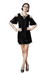 Embroidered Organza Mini Dress 