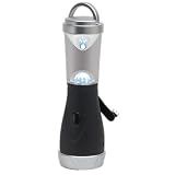 Excalibur 9028BK Weather Channel 5 LED Crank Flashlight