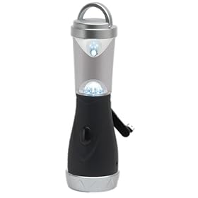 Excalibur 9028BK Weather Channel 5 LED Crank Flashlight by Excalibur