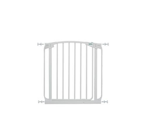 Bindaboo Pet Gates - Swing close doorway pet gate fits openings 28 to 32, white.