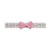 Polka-dot Bowtie on Dainty Lace Headband