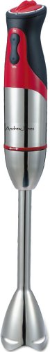 Andrew James Powerful 700 Watt DC Motor Hand Blender With 500ml Food Processor  Whisk Attachment and 500ml Beaker