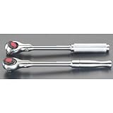 エスコ ３／８”sqラチェットハンドル（スイベルヘッド） EA618BA-16