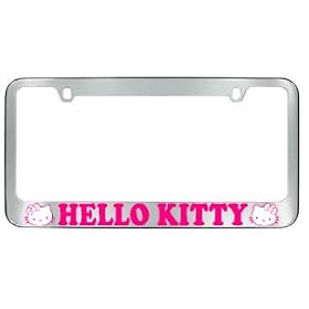 Buy Hello Kitty License Plate Frame by Hello Kitty now!
