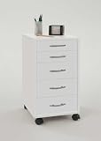 Produkt-Bild: Pharao24 Rollcontainer Wei&szlig; Ferry