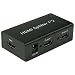 2 Port HDMI 1x2 Powered Splitter Ver 1.3 Certified for Full HD 1080P with Deep Color & HD Audio and Max Bandwidth of 10.2Gbps (The Latest & The Best)