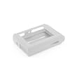 iShoppingdeals - Clear White Silicone Skin Case Cover for iAudio Cowon D2+ 8GB 16GB 32GB