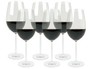 Schott Zwiesel Diva Tritan Crystal Bordeaux Wine Glasses Set of 6