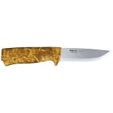 Helle Messer Helle Outdoormesser, Modell 75 Hunter, Dreilagenstahl, masurische Birke, Lederscheide 168210von "Helle"
