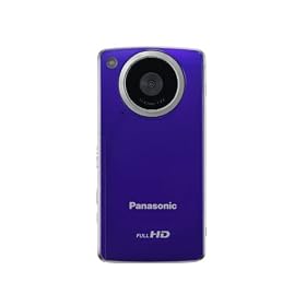 Panasonic TA1 Full HD Pocket Camcorder - Violet (8MP Still Images, Skype Compatible Webcam, Built In USB)