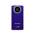 Panasonic TA1 Full HD Pocket Camcorder - Violet (8MP Still Images, Skype Compatible Webcam, Built In USB)