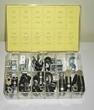 Tubing Clamp Asst.-48 pcs. - 1/4 to 3/4 inch sizes
