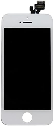 uRepair LCD Display With Repair Tool Kit (7 Items) and Screen Protector for iPhone 5 Model A1428, A1429 - White