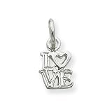 Sterling Silver Love Charm