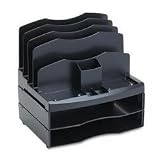 Rubbermaid 12906 Smart sorter system, 13w x 10d x 12-1 4h, black