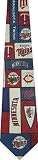 Minnisota MLB silk neckties