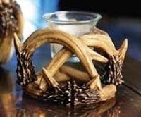 Manual Woodworkers and Weavers Antler Lodge Votive Holders, Set of 4