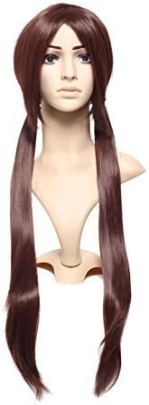 WIG Makinami Mari Illustrious Rias wig Cosplay Neon Genesis Evangelion costume tool Brown straight wig with a net (japan import) by Amaz Style