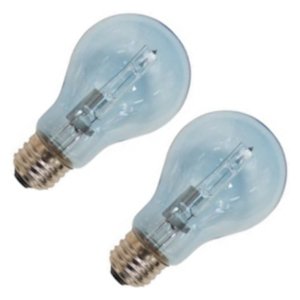 Bulbrite 616253 - 53A19CL/N/ECO 2PK Standard Daylight Full Spectrum Light Bulb