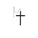 WOODEN CROSS MONK NECKLACE