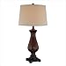 Lite Source LS-21341 Guzman Table Lamp in Dark Wood