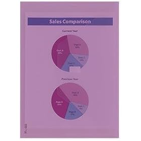 The original See-thru PolyEnvelope in plum w/velcro by Itoya Our price is for 6 pcs - 8.5x11